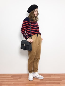 isaさん(レディース・155cm)の冬コーディネート