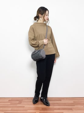 isaさん(レディース・155cm)の冬コーディネート