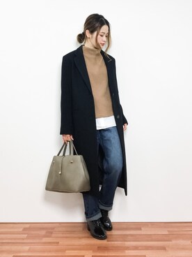 isaさん(レディース・155cm)の冬コーディネート