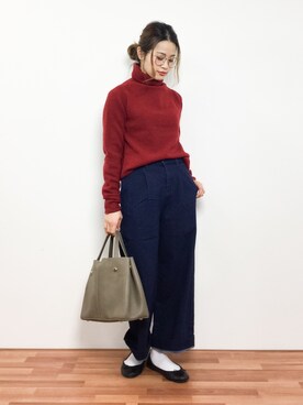 isaさん(レディース・155cm)の冬コーディネート