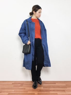 isaさん(レディース・155cm)の冬コーディネート