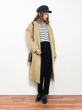 isaさん（レディース・155cm）の冬コーディネート