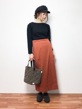 isaさん（レディース・155cm）の冬コーディネート