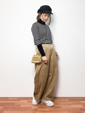 isaさん（レディース・155cm）の冬コーディネート