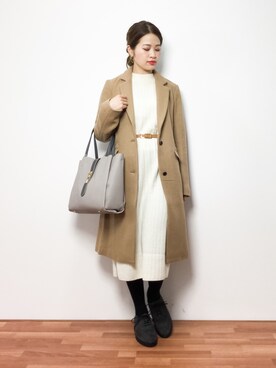 isaさん（レディース・155cm）の冬コーディネート