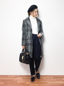 isaさん（レディース・155cm）の冬コーディネート