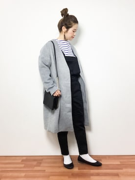 「STYLEST（スタイレスト）のアイテム」を使った、isaさん（レディース・155cm）の冬コーディネート