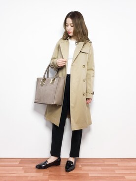 isaさん（レディース・155cm）の冬コーディネート