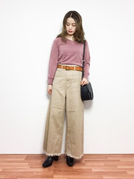 isaさん（レディース・155cm）の冬コーディネート