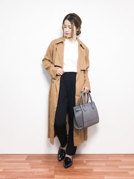 isaさん（レディース・155cm）の冬コーディネート