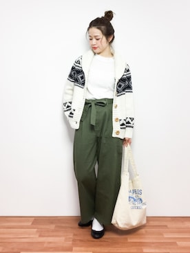 isaさん（レディース・155cm）の冬コーディネート