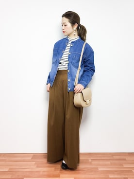 isaさん（レディース・155cm）の冬コーディネート