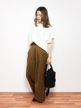 isaさん（レディース・155cm）の冬コーディネート