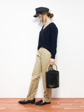 isaさん(レディース・155cm)の冬コーディネート