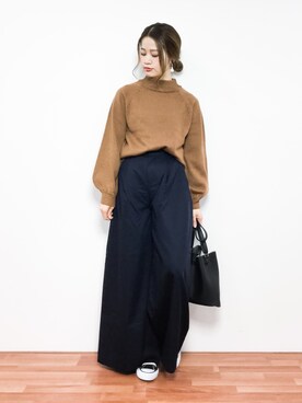 isaさん（レディース・155cm）の冬コーディネート