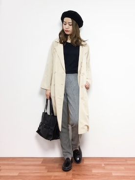 isaさん(レディース・155cm)の冬コーディネート