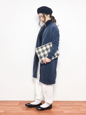 isaさん（レディース・155cm）の冬コーディネート