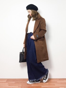 isaさん(レディース・155cm)の冬コーディネート