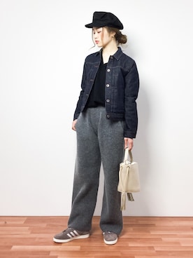 isaさん（レディース・155cm）の冬コーディネート