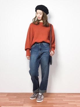 isaさん（レディース・155cm）の冬コーディネート