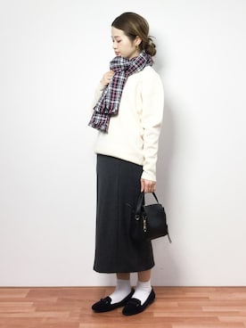 isaさん（レディース・155cm）の冬コーディネート