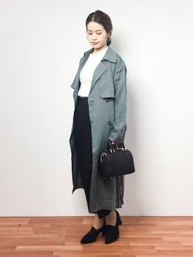 isaさん(レディース・155cm)の冬コーディネート