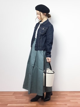 isaさん（レディース・155cm）の冬コーディネート