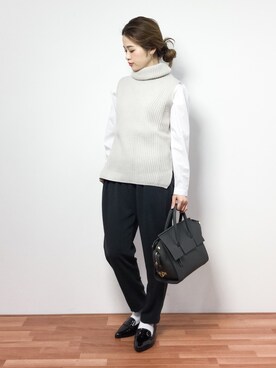 isaさん(レディース・155cm)の冬コーディネート