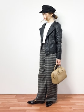 isaさん（レディース・155cm）の冬コーディネート