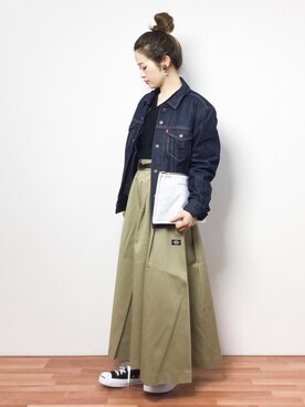 isaさん（レディース・155cm）の冬コーディネート