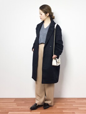 isaさん（レディース・155cm）の冬コーディネート