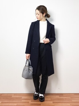 isaさん（レディース・155cm）の冬コーディネート