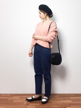 isaさん（レディース・155cm）の冬コーディネート