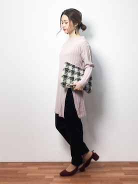 isaさん(レディース・155cm)の冬コーディネート