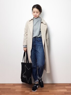 isaさん（レディース・155cm）の冬コーディネート