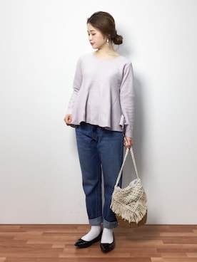 isaさん(レディース・155cm)の冬コーディネート