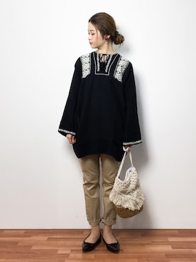 isaさん（レディース・155cm）の冬コーディネート