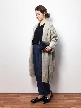 「ファークラッチ」｜isaさん（レディース・155cm）の冬コーディネート