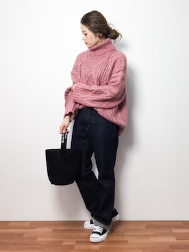 isaさん(レディース・155cm)の冬コーディネート
