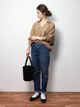 isaさん（レディース・155cm）の冬コーディネート