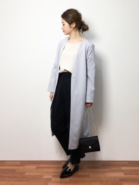 isaさん（レディース・155cm）の冬コーディネート