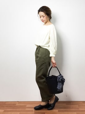 「SAC'S BARJean（サックスバージーン）のアイテム」を使った、isaさん（レディース・155cm）の冬コーディネート