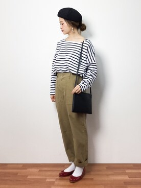 isaさん（レディース・155cm）の冬コーディネート