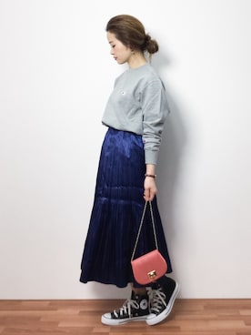 isaさん（レディース・155cm）の冬コーディネート