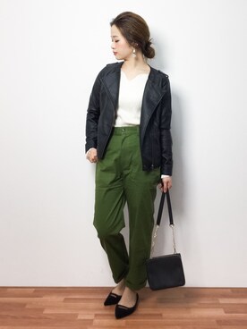 isaさん（レディース・155cm）の冬コーディネート