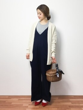 isaさん（レディース・155cm）の冬コーディネート