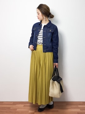 isaさん（レディース・155cm）の春コーディネート