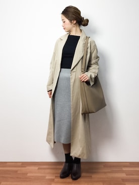 isaさん（レディース・155cm）の春コーディネート