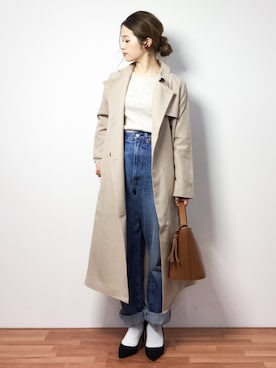 isaさん（レディース・155cm）の春コーディネート