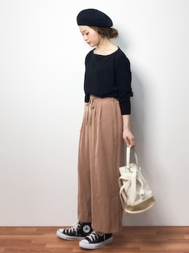 isaさん（レディース・155cm）の春コーディネート